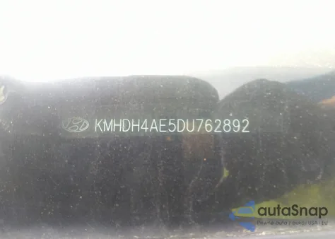 2013 Hyundai Elantra Gls (Ulsan Plant) from USA, damaged, VIN KMHDH4AE5DU762892